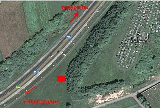 Билборд/Щит, Трассы, Бережанська - Підгороднє А (в місто) на підйомі зправа