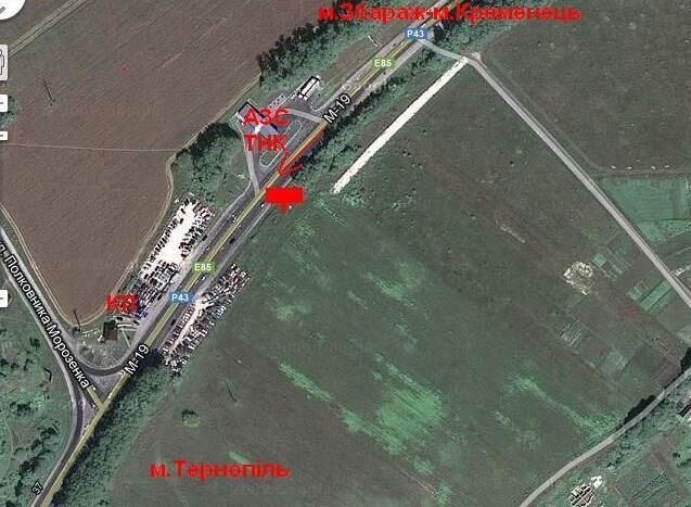 Билборд/Щит, Трассы, Кременецька траса 1 Б (в місто)