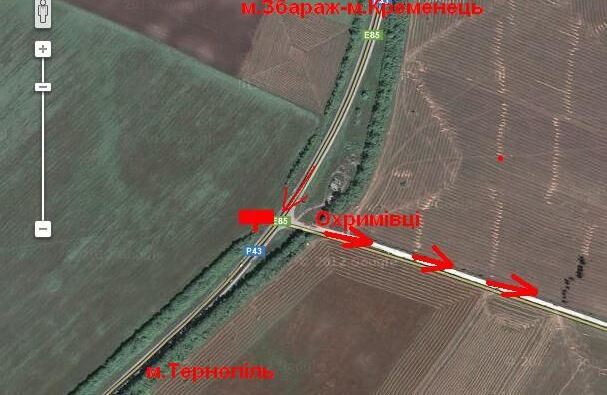 Билборд/Щит, Трассы, Кременецька траса - Охримівці А (в місто)