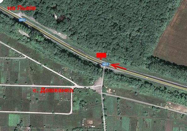 Билборд/Щит, Трассы, Львівська траса 2 А (з міста)