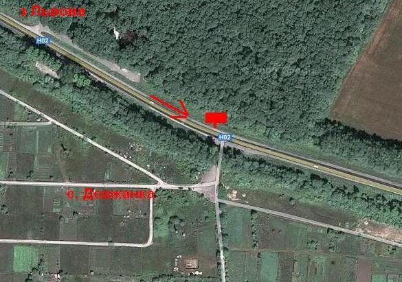 Билборд/Щит, Трассы, Львівська траса 2 Б (з місто)