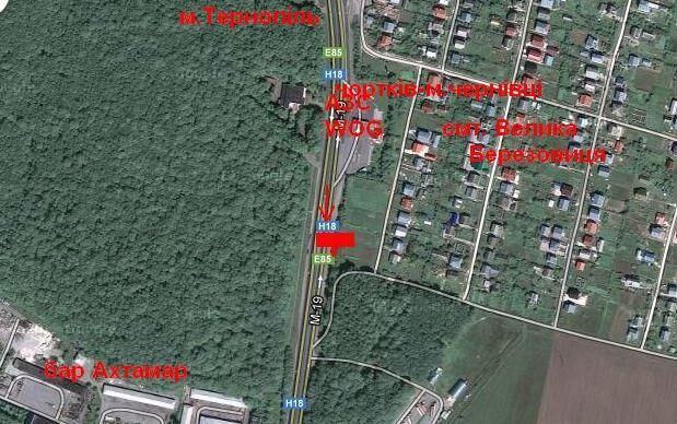 Билборд/Щит, Трассы, Чернівецька траса Березовиця Б (з міста)