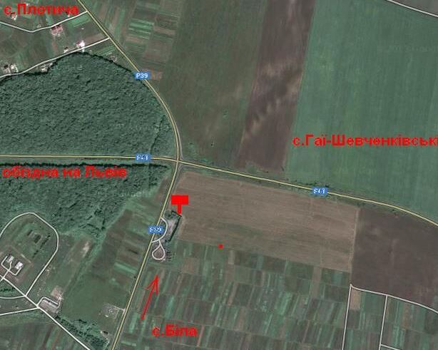 Билборд/Щит, Трассы, Тернопіль - Біла А (з міста)
