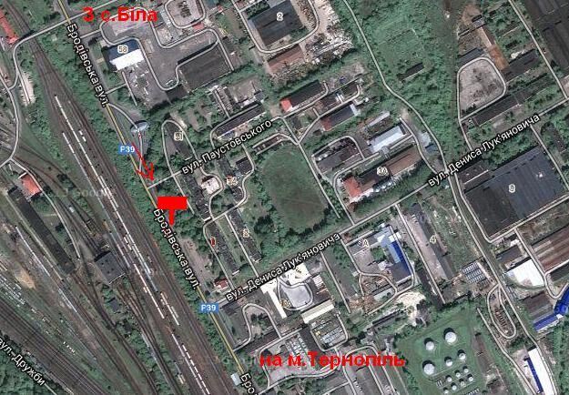 Білборд/Щит, Тернопіль, вул. Бродівська 2 Б (в місто)