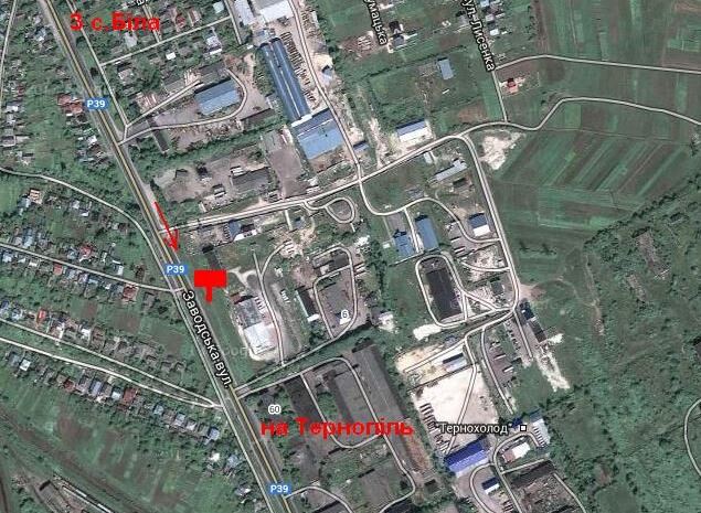 Білборд/Щит, Тернопіль, вул. Бродівська 3 Б (в місто) в Білій