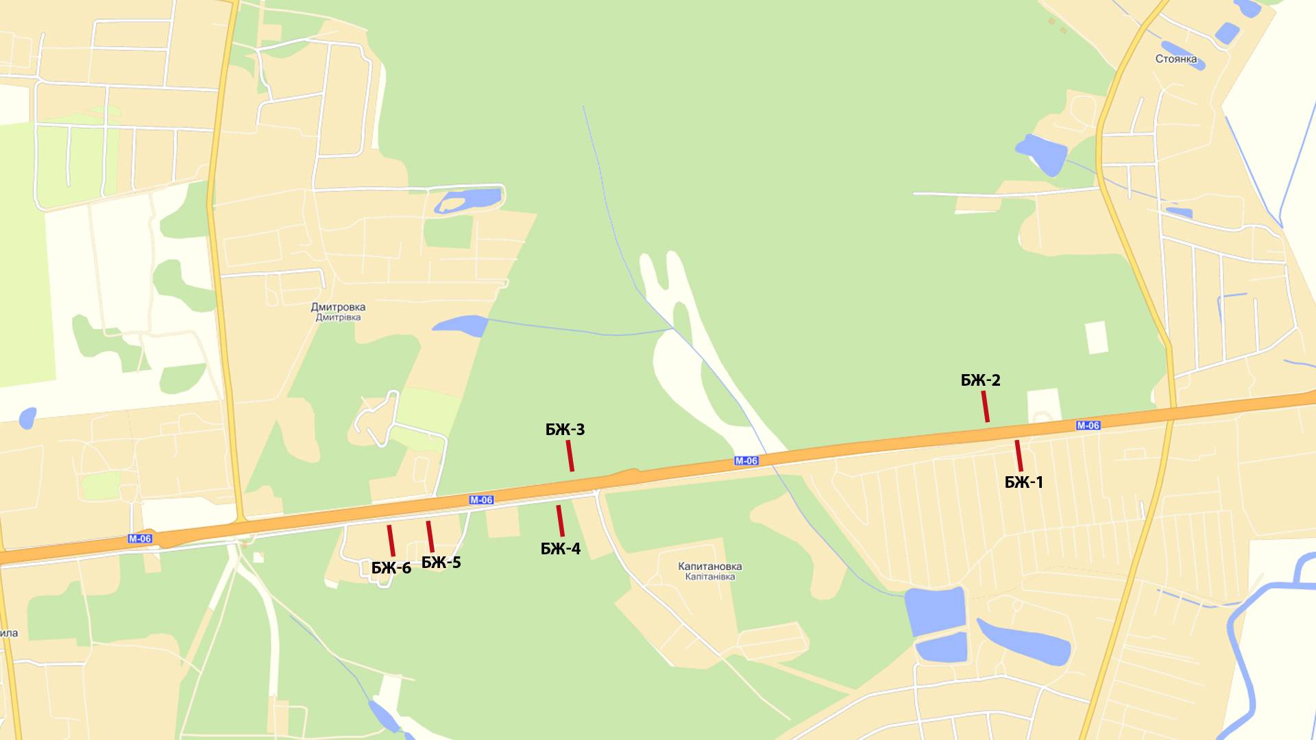 Билборд/Щит, Трассы, траса Київ-Чоп, км 22+575 (ліворуч), в напрямку Києва, Трасса Киев-Чоп (Житомирская, М-06),   Стоянка-Дмитровка