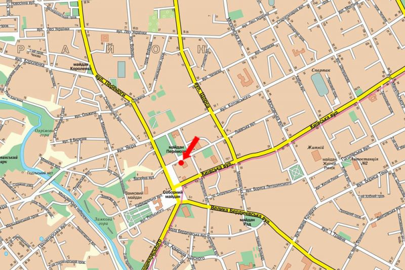 Ситилайт, Житомир, Перемоги пл., 2, біля Податкової
