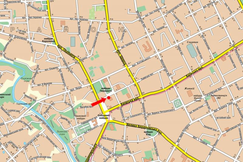 Ситилайт, Житомир, Перемоги пл., 2, біля Податкової
