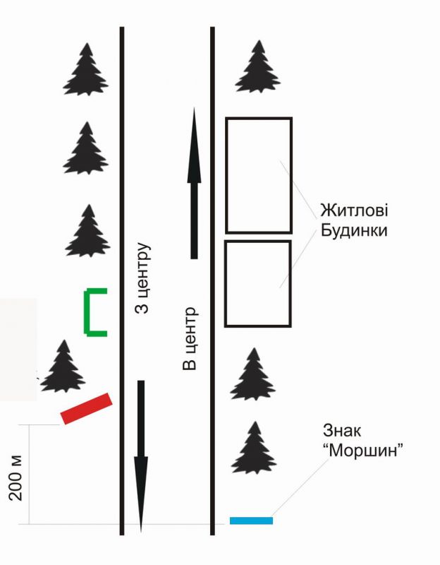 Білборд/Щит, Моршин, в"їзд в місто