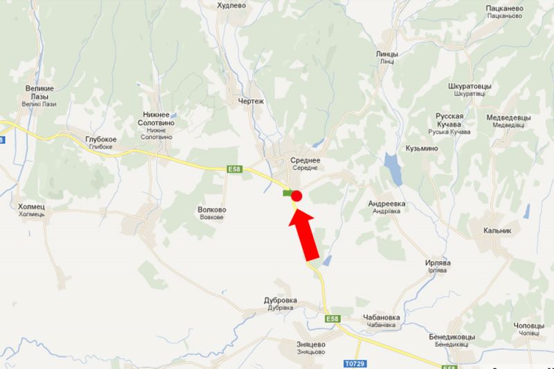 Билборд/Щит, Ужгород, Траса Київ-Чоп, с. Середнє, в бік м. Ужгород, біля радіоцентру