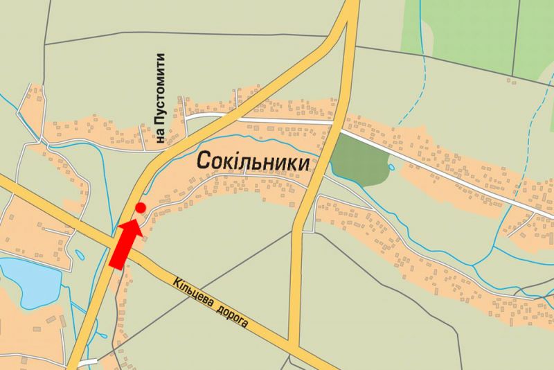 Білборд/Щит, Львів, Кульпарківська вул. / Шептицького вул., Сокільники, в центр