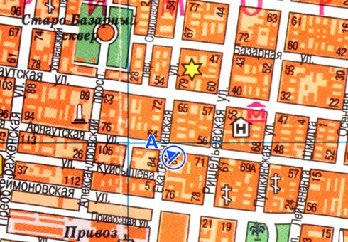 Скрол/Сітіборд, Одеса, Мала Арнаутська вул. - Єкатеринінська вул., 87