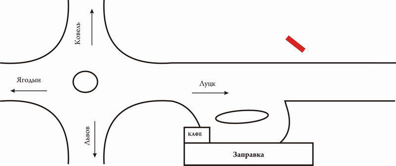 Билборд/Щит, Ковель, Ковель (виїзд на трасу Львів - Ковель - Ягодин - Луцьк)