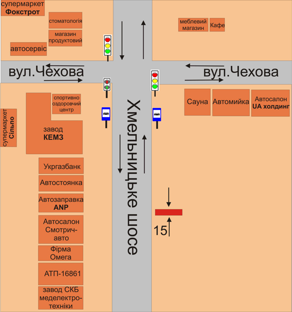 Билборд/Щит, Каменец-Подольский, Хмельницьке шосе навпроти автосалону “Смотрич-авто”