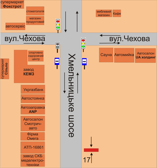 Билборд/Щит, Каменец-Подольский, Хмельницьке шосе від в’їзду на Арт-базу до в’їзду в АТП-16861