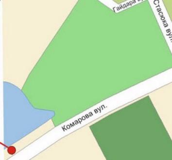 Билборд/Щит, Черновцы, вул.Комарова (біля парка)