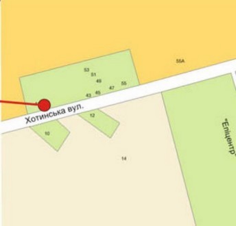 Білборд/Щит, Чернівці, вул.Хотинська, 41 в Ашан, Панорама