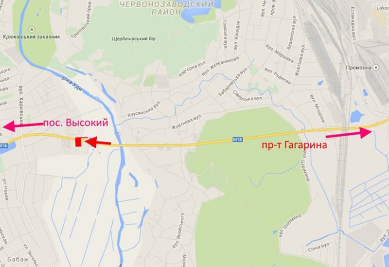 Білборд/Щит, Траси, 14 км Сімферопольське шосе- сел. Карачівка-біля АЗС БРСМ-2- у бік сел. Високий