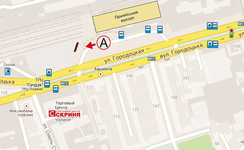 Билборд/Щит, Львов, Городоцька К2 ( приміський вокзал, напроти привокзальний ринок ст. А нижній №6 ) перон