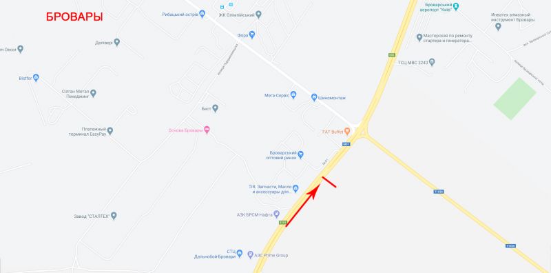 Білборд/Щит, Київ, виїзд з Києва, до Чернігова, до котедж. містечка Княжичі 27 км