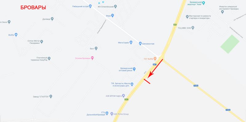 Білборд/Щит, Київ, виїзд з Києва, до Чернігова, до котедж. містечка Княжичі 27 км