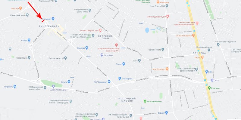 Билборд/Щит, Киев, Свободи пр-т 17, до Правди пр-т, в центр