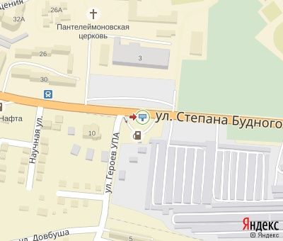 Білборд/Щит, Тернопіль, Будного С. вул., 13 - Героїв УПА вул., (АЗС "Укрнафта") (напроти ЖК)