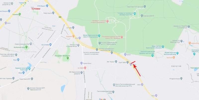 Суперсайт/Мегаборд, Киев, Заболотного академіка вул., поруч заправка "ОККО", до Одеської пл.
