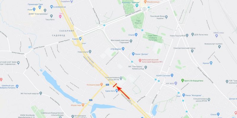 Суперсайт/Мегаборд, Київ, Кільцева дорога 17, навпроти ринок Борщагівський, до Перемоги пр-т, ст.м. Академмістечко