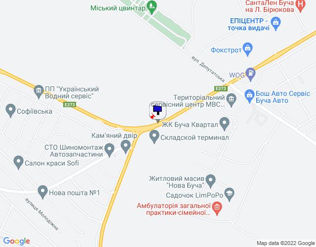 Билборд/Щит, Буча, м. Буча, траса М-07 "Київ-Ковель", км 30+600 право, через 150м після поворту на автошлях Т1001 та смт. Ворзель, за 450м до автобусної зупинки, за 500м до перехрестя з вул. Депутатська та ЖК "Буча-Квартал", за 550м до АЗС WOG та ТЦ "Retail Park Bucha" // в