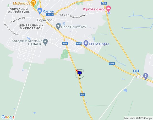 Білборд/Щит, Траси, Черкаська траса, траса Н-08 "Бориспіль-Дніпро-Запоріжжя", км 2+300 ліво, виїзд з м. Бориспіль в напрямку Дніпра (Переяслава) // з Києва