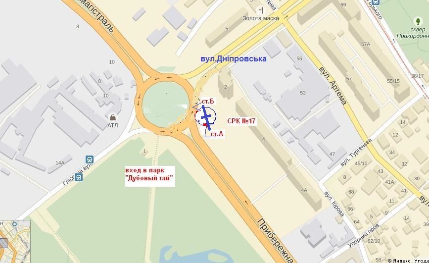 Билборд/Щит, Запорожье, Набережна магістраль — вул.Дніпровська, (права площина)