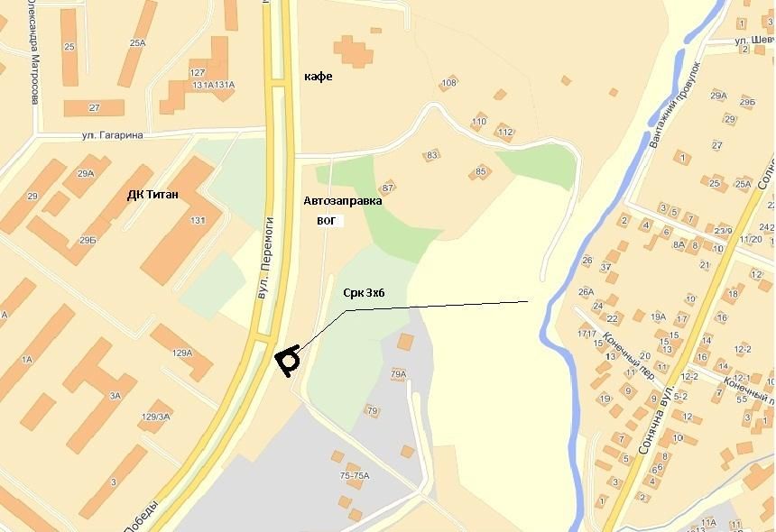 Билборд/Щит, Запорожье, вул.Перемоги,129а - напроти БК "Титан"; рядом с АЗС ВОГ, ст.А