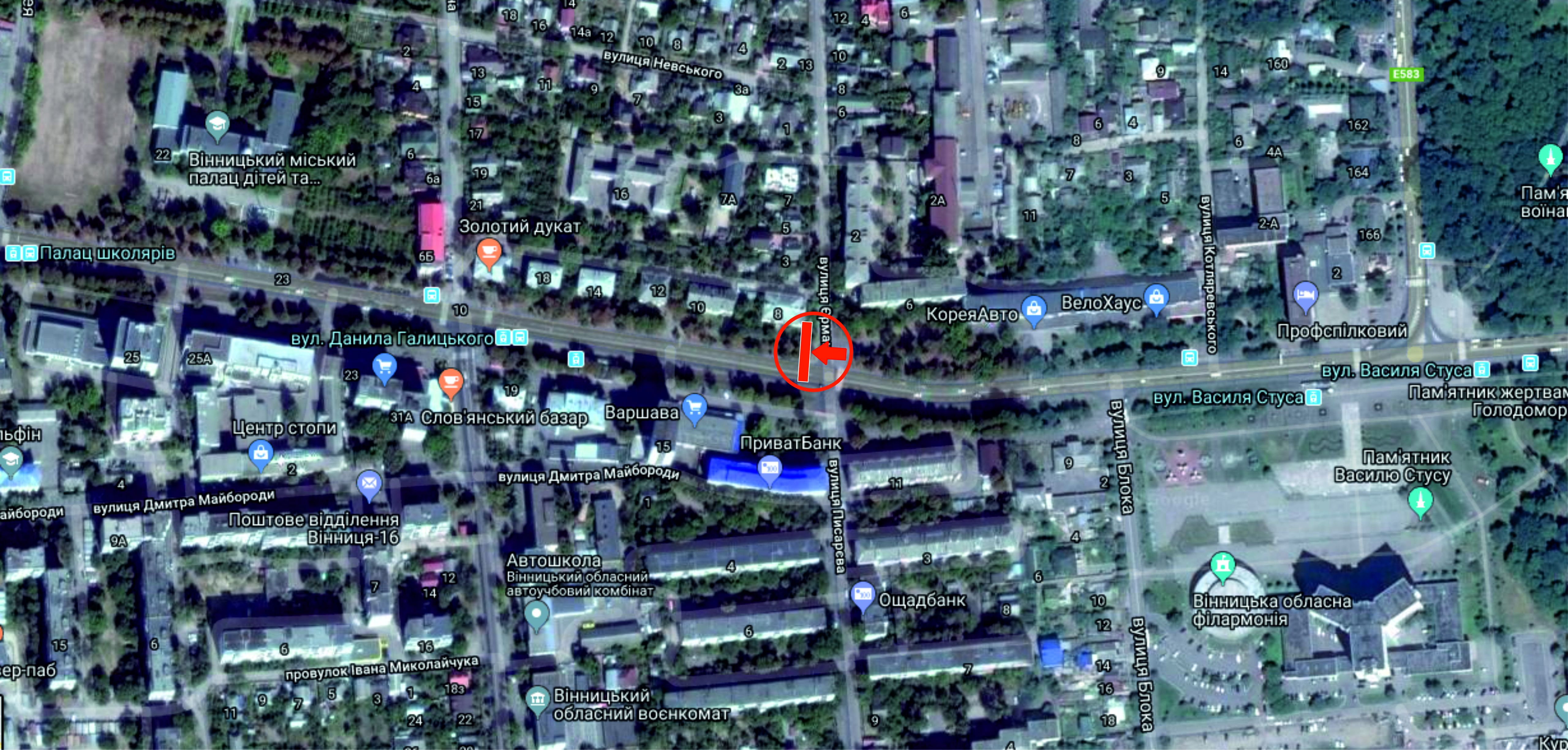 Билборд/Щит, Винница, Хмельницьке шосе - вул.Єрмака
