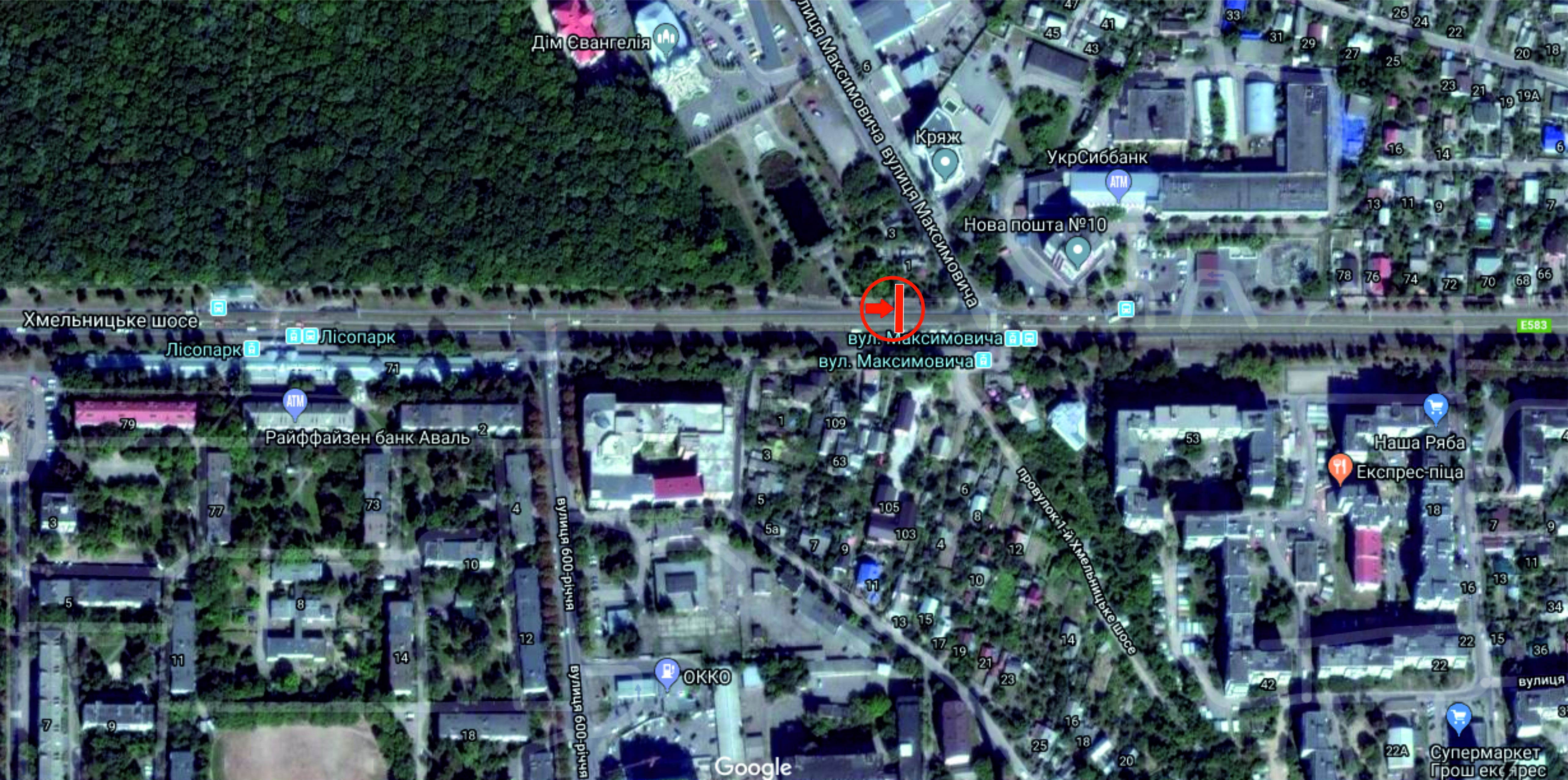 Ролер/Призматрон, Вінниця, Хмельницьке шосе - вул. Максимовича