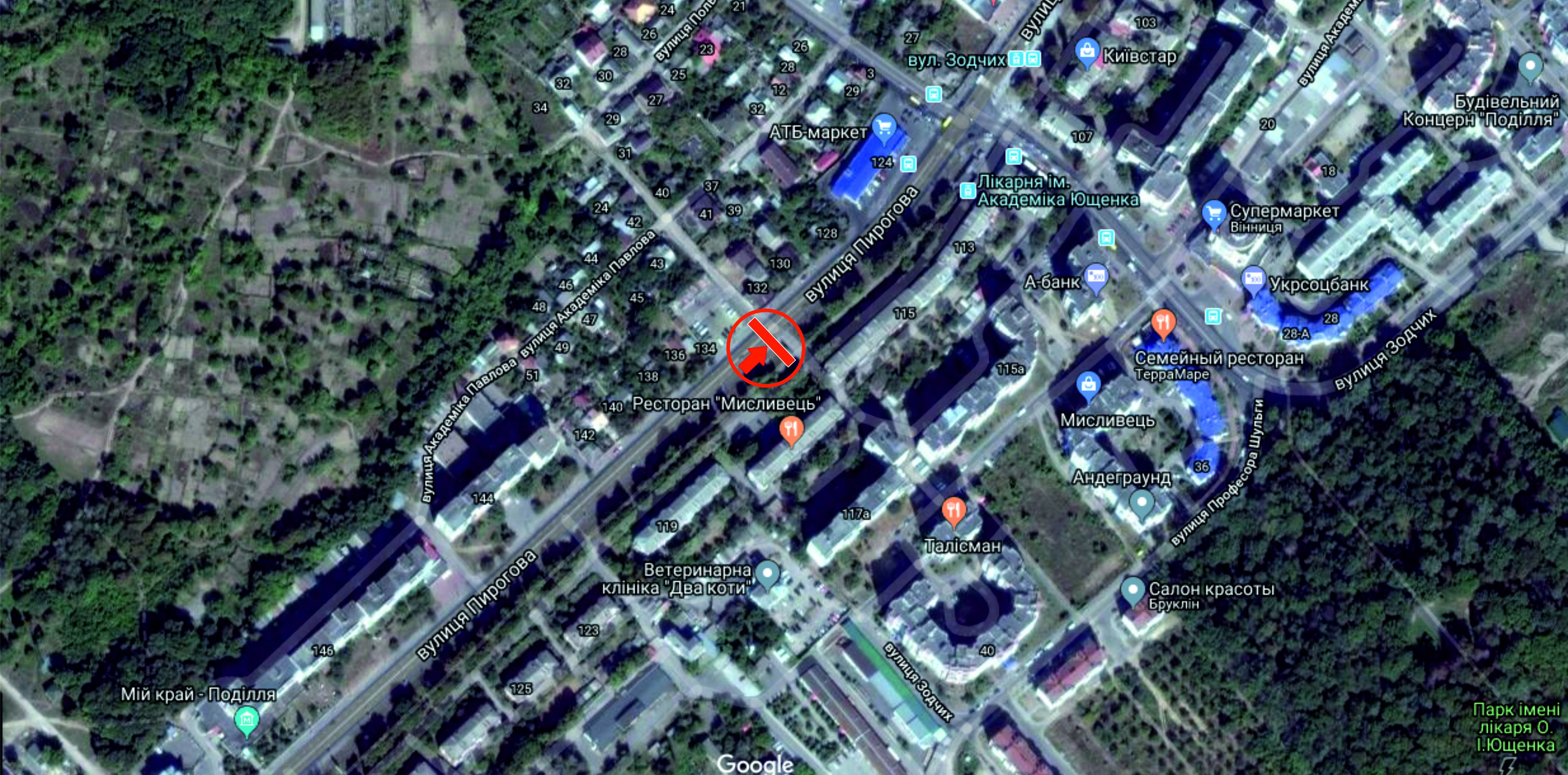 Білборд/Щит, Вінниця, вул. Пирогова (магазин "LANA")