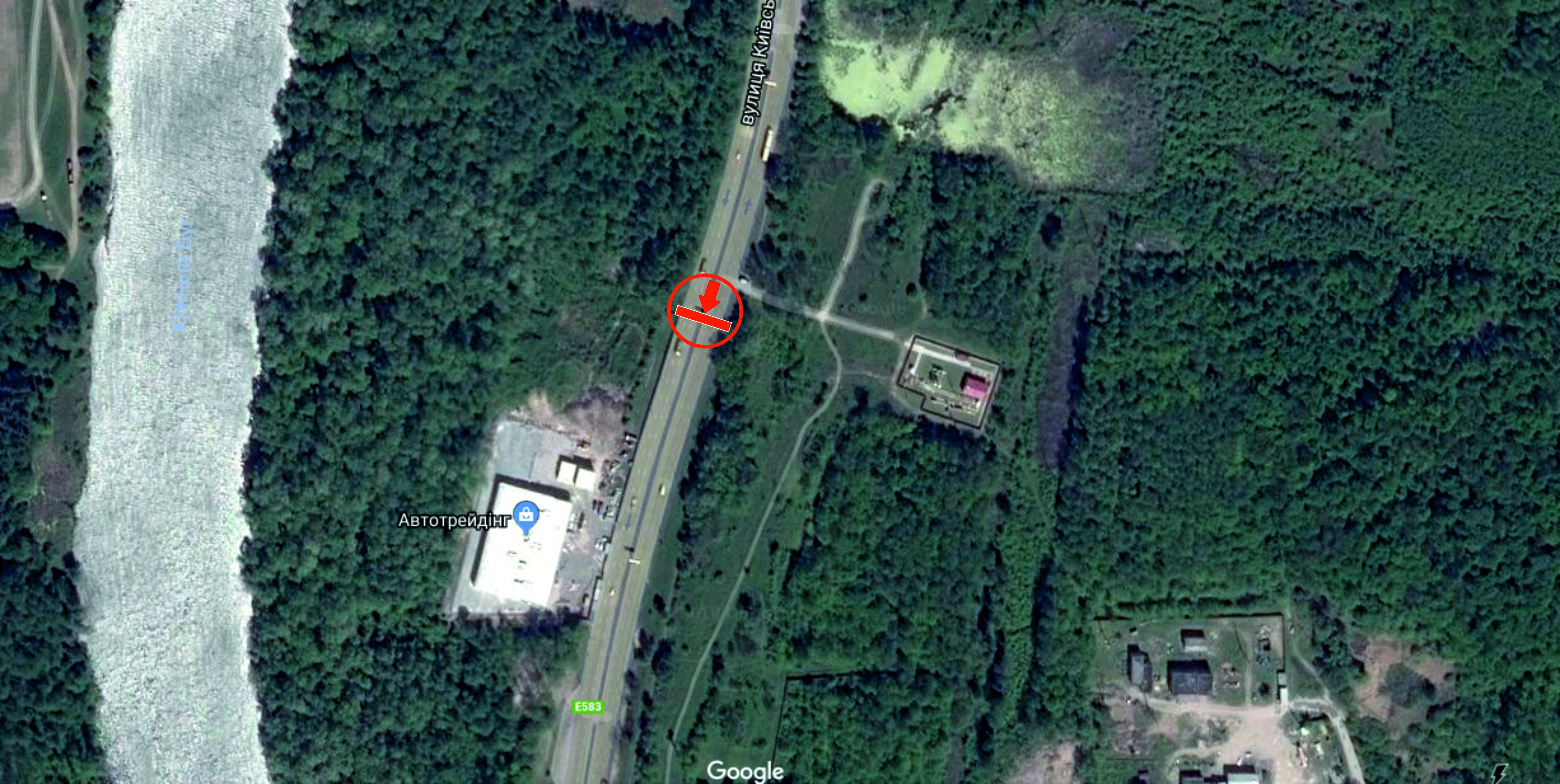 Билборд/Щит, Винница, вул. Київська (Водоканал) розподільник 1 в'їзд