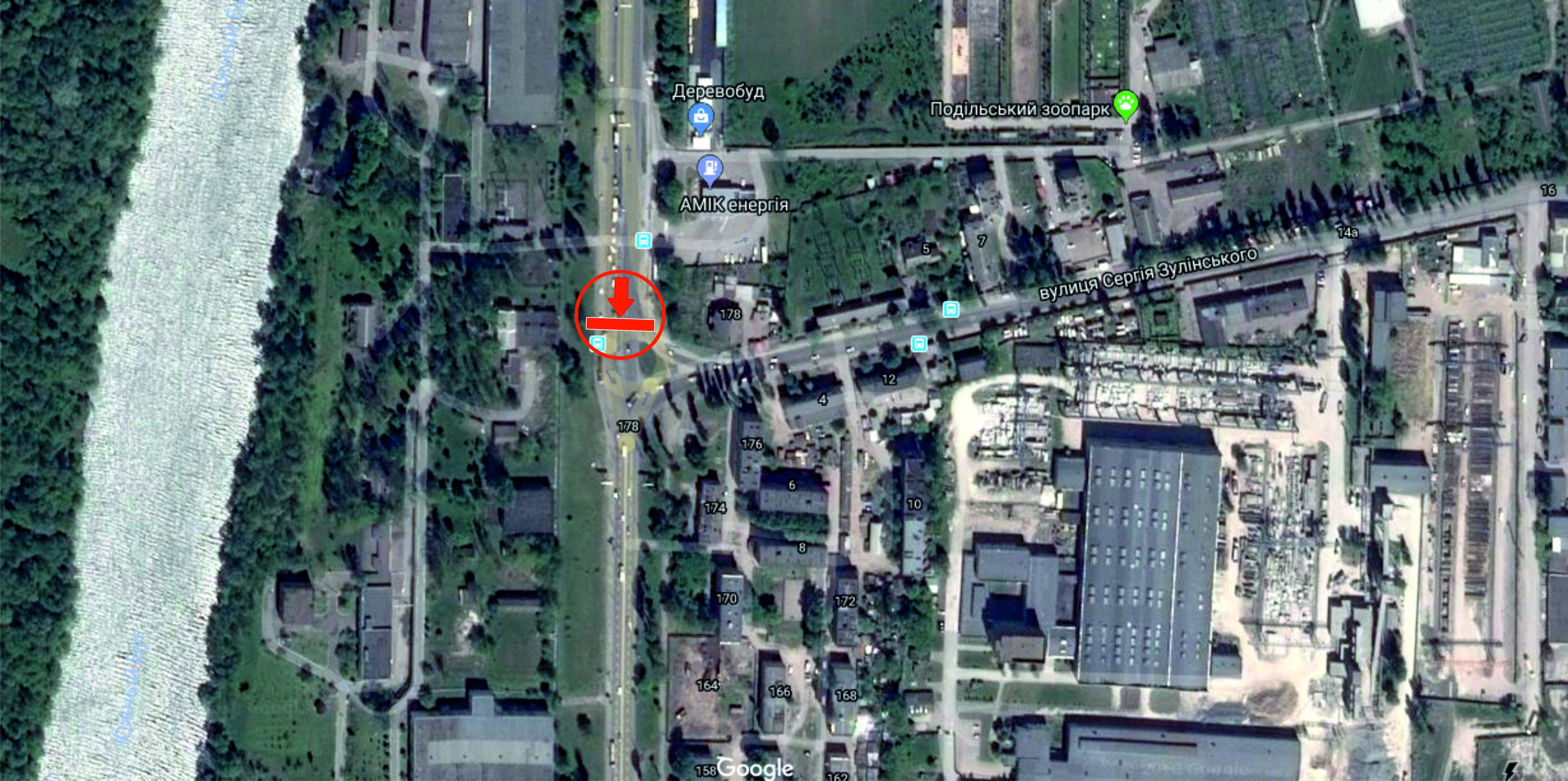 Билборд/Щит, Винница, вул. Київська (Водоканал) розподільник 4 в'їзд