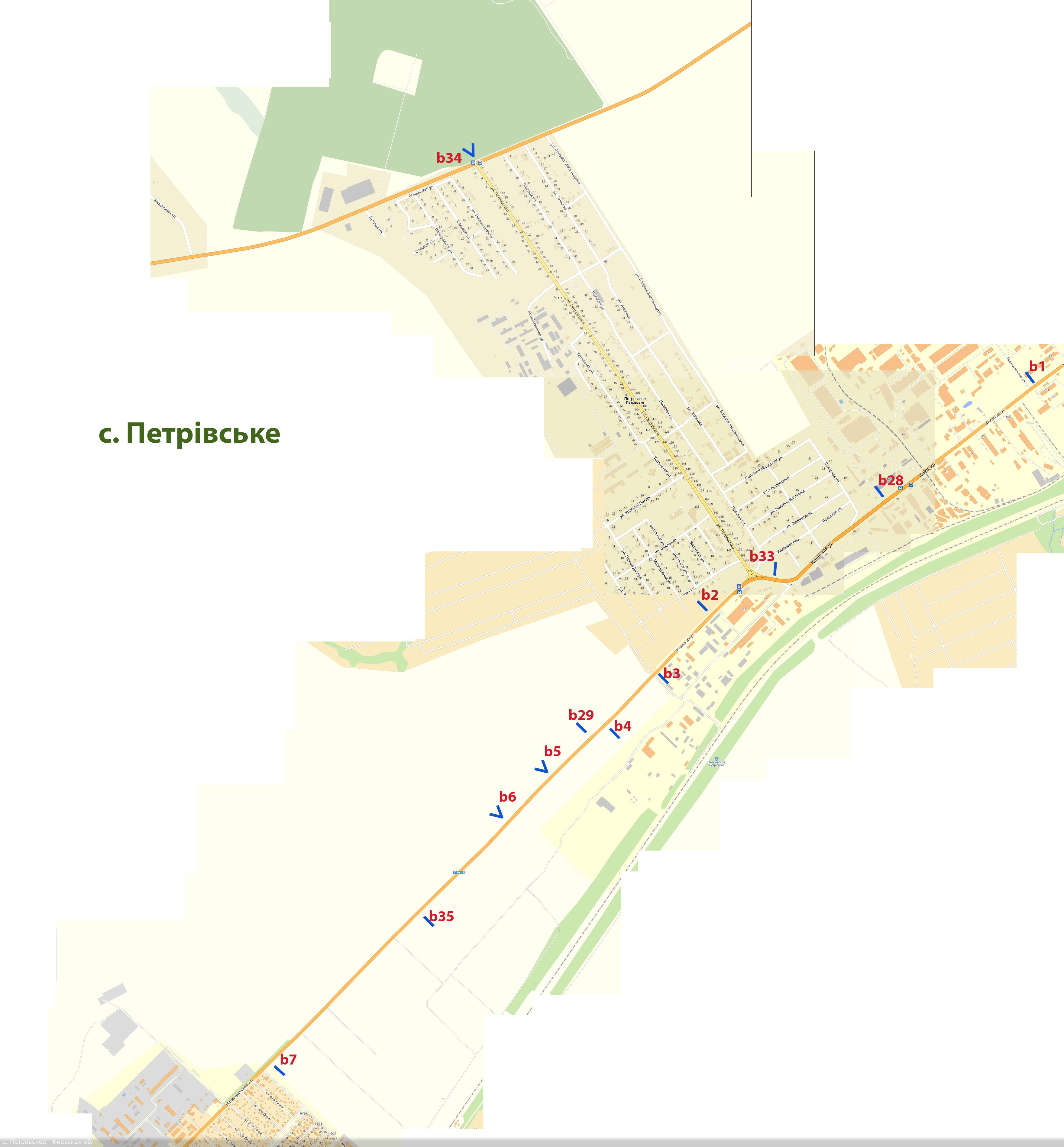 Билборд/Щит, Боярка, м. Боярка, вул. Магістральна, в'їзд в Боярку