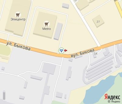 Билборд/Щит, Кривой Рог, Бикова вул., 31, (ТЦ "МЕТРО"), в'їзд на стоянку ТЦ "МЕТРО"