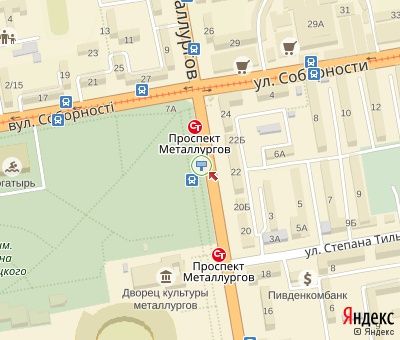 Билборд/Щит, Кривой Рог, Металургів пр., 22 напроти парку Богдана Хмельницького