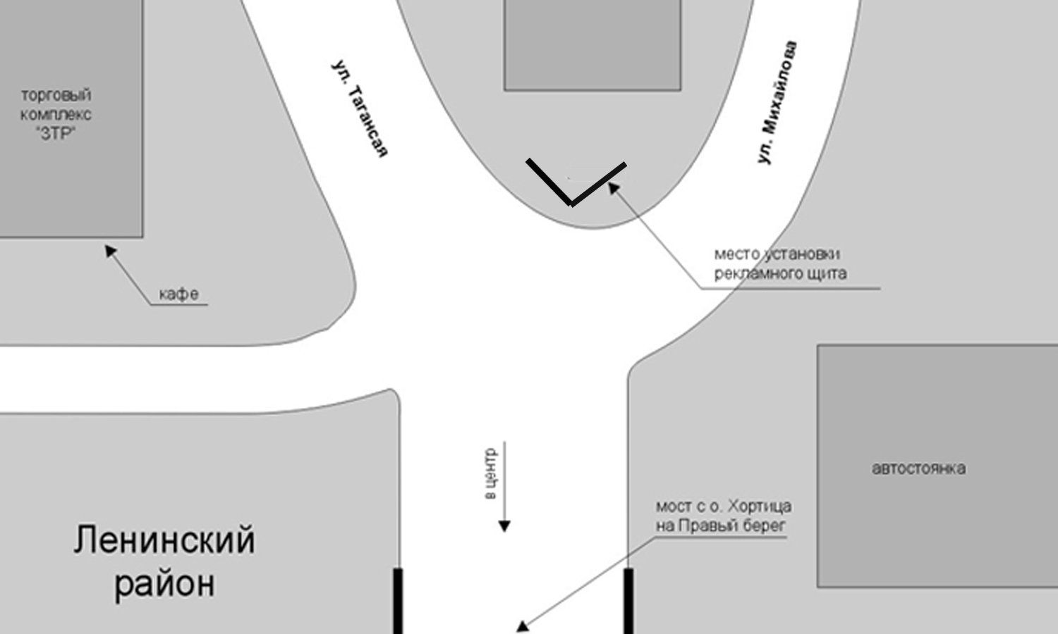 Билборд/Щит, Запорожье, Таганская
