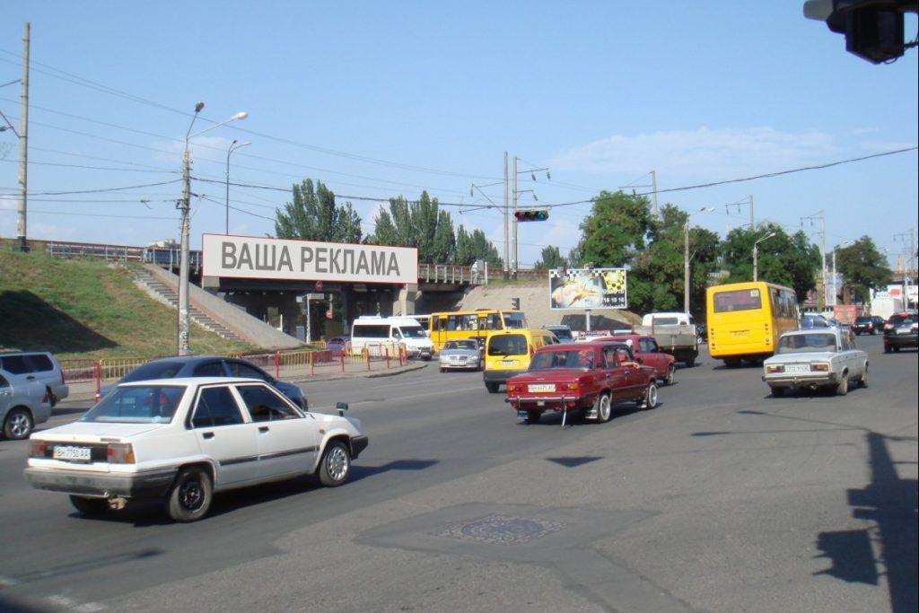 Білборд/Щит, Одеса, вул. Балківська / вул. Отамана Головатого (МЕГА 18х3)