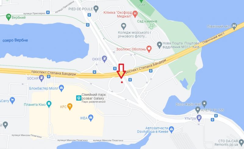 Білборд/Щит, Київ, просп. Героїв Сталіграду під Північним мостом