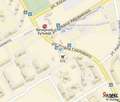 Билборд/Щит, Кривой Рог, Глазового ул., 28-А (ТЦ "АТБ")