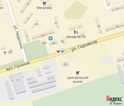 Билборд/Щит, Кривой Рог, Горняків вул., 38, мкр. Інгулец, (автовокзал, ринок, піцерия "Челентано")