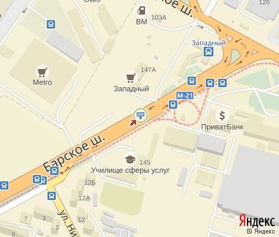 Билборд/Щит, Винница, Барське шосе ( 200 м до автовокзауа "Західний",напроти «Метро» та «Епиіцентр»)