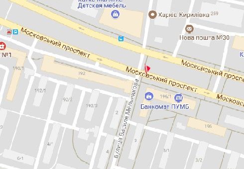 Билборд/Щит, Харьков, Героїв Харкова просп. (Московський просп.), 196-1