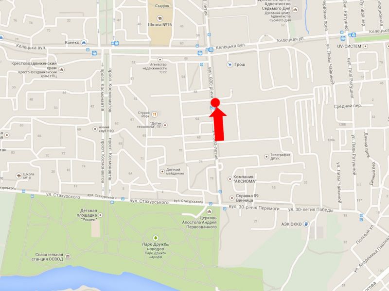 Билборд/Щит, Винница, 600-річчя вул., 60, у напрямку Хмельницького шосе