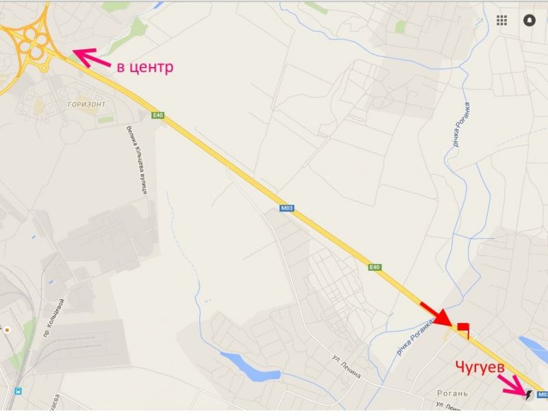 Білборд/Щит, Траси, Пр-т Героїв Харкова - Ростовська траса-сел. Рогань-3-із центру